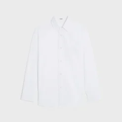 Discount tommy shirt in striped cotton and linen Women Shirts And Tops