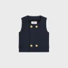 Discount top in double faced wool tricotine Women Shirts And Tops