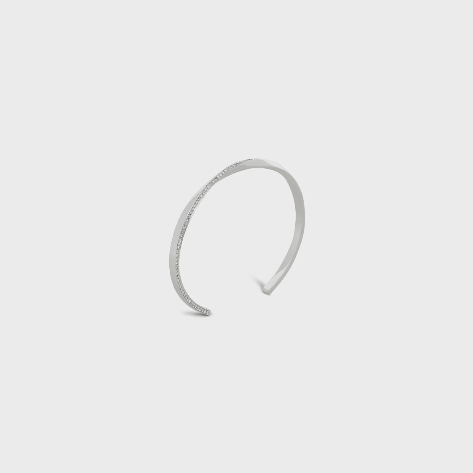 Clearance Torsion Bracelet in White Gold and Diamonds Women Other Lines | Categories·Bracelets