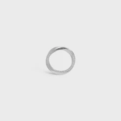 Fashion Torsion Ring in White Gold and Diamonds Women Other Lines | Categories·Rings