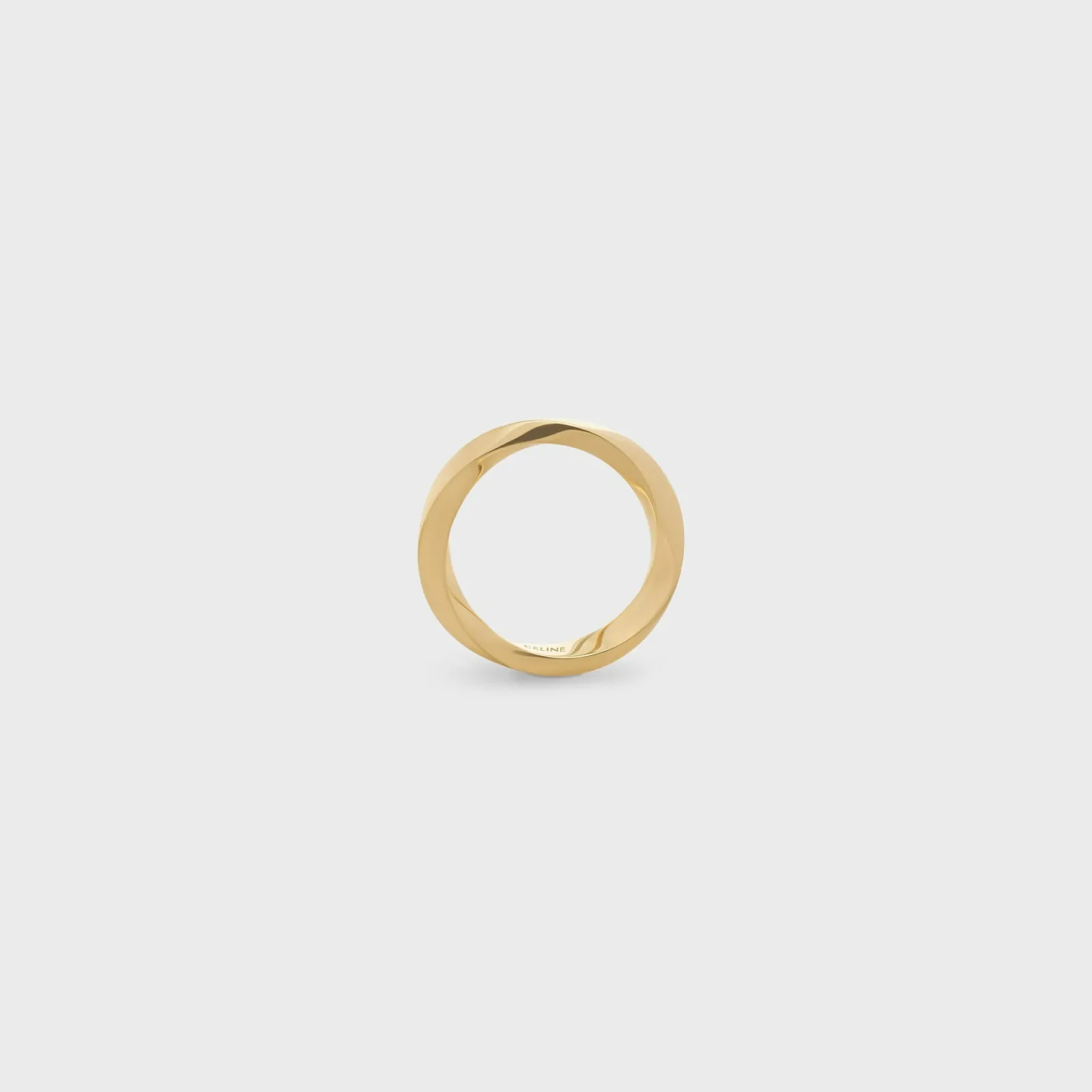 Fashion Torsion Ring in Yellow Gold Women Other Lines | Categories·Rings
