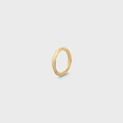 Outlet Torsion Ring in Yellow Gold and Diamonds Women Other Lines | Categories·Rings