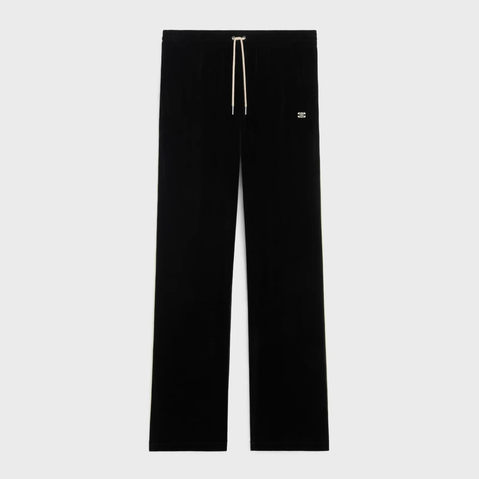 New tracksuit pants in velvet jersey Pants And Shorts
