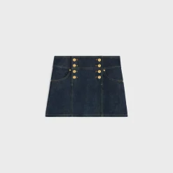 Best trapeze mini skirt in wash denim Women Dresses And Skirts | Denim