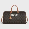 Best Travel 50 in Triomphe Canvas with Dog Print Dog Accessories