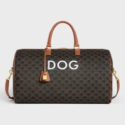 Best Travel 50 in Triomphe Canvas with Dog Print Dog Accessories