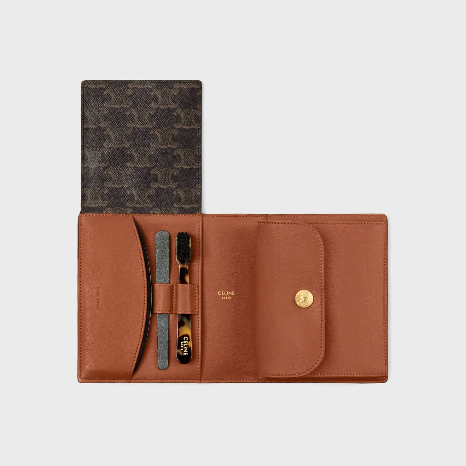 Clearance Travel kit in Triomphe Canvas and calfskin Travel