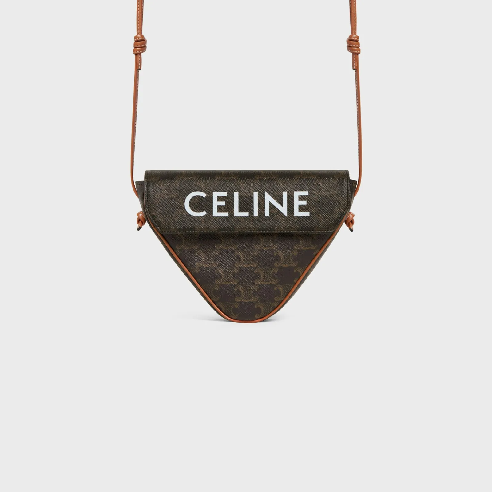 Online triangle bag in Triomphe Canvas with print Triomphe Canvas | Categories·Cross-Body Bags