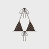 Best triangle top in monogram matte jersey Women Swimwear And Lingerie
