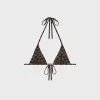 Online triangle top in monogram jersey Women Swimwear And Lingerie