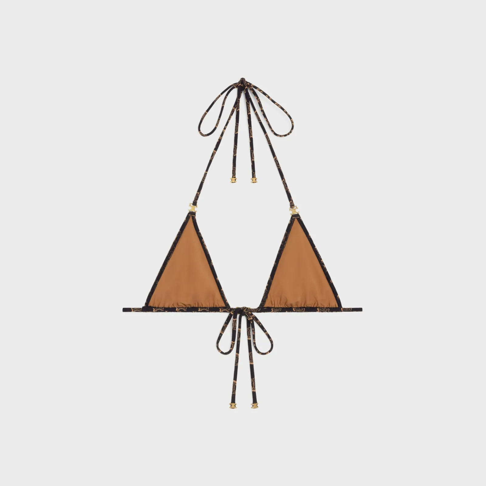 Best triangle top in monogram matte jersey Women Swimwear And Lingerie