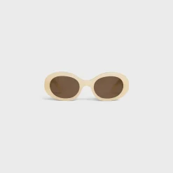 Hot Triomphe 01 Sunglasses in Acetate Women Triomphe | Categories·Round