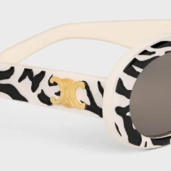 Best Triomphe 01 Sunglasses in Acetate Women Triomphe | Categories·Round