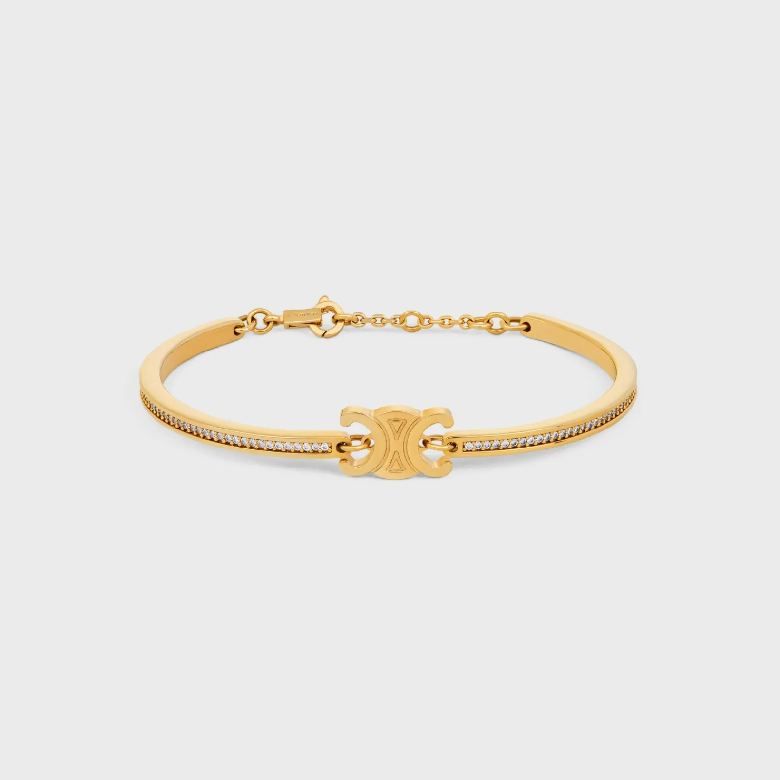 Discount Triomphe Articulated Sparkle Bracelet in Strass and Brass with Finish Women Triomphe | Categories·Bracelets