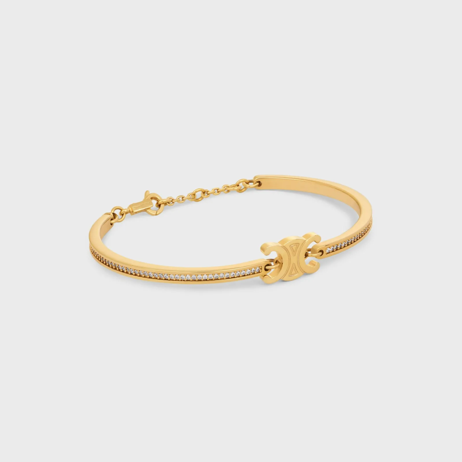 Discount Triomphe Articulated Sparkle Bracelet in Strass and Brass with Finish Women Triomphe | Categories·Bracelets