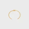 Hot Triomphe Asymmetric Cuff in Brass with Finish Women Triomphe | Categories·Bracelets
