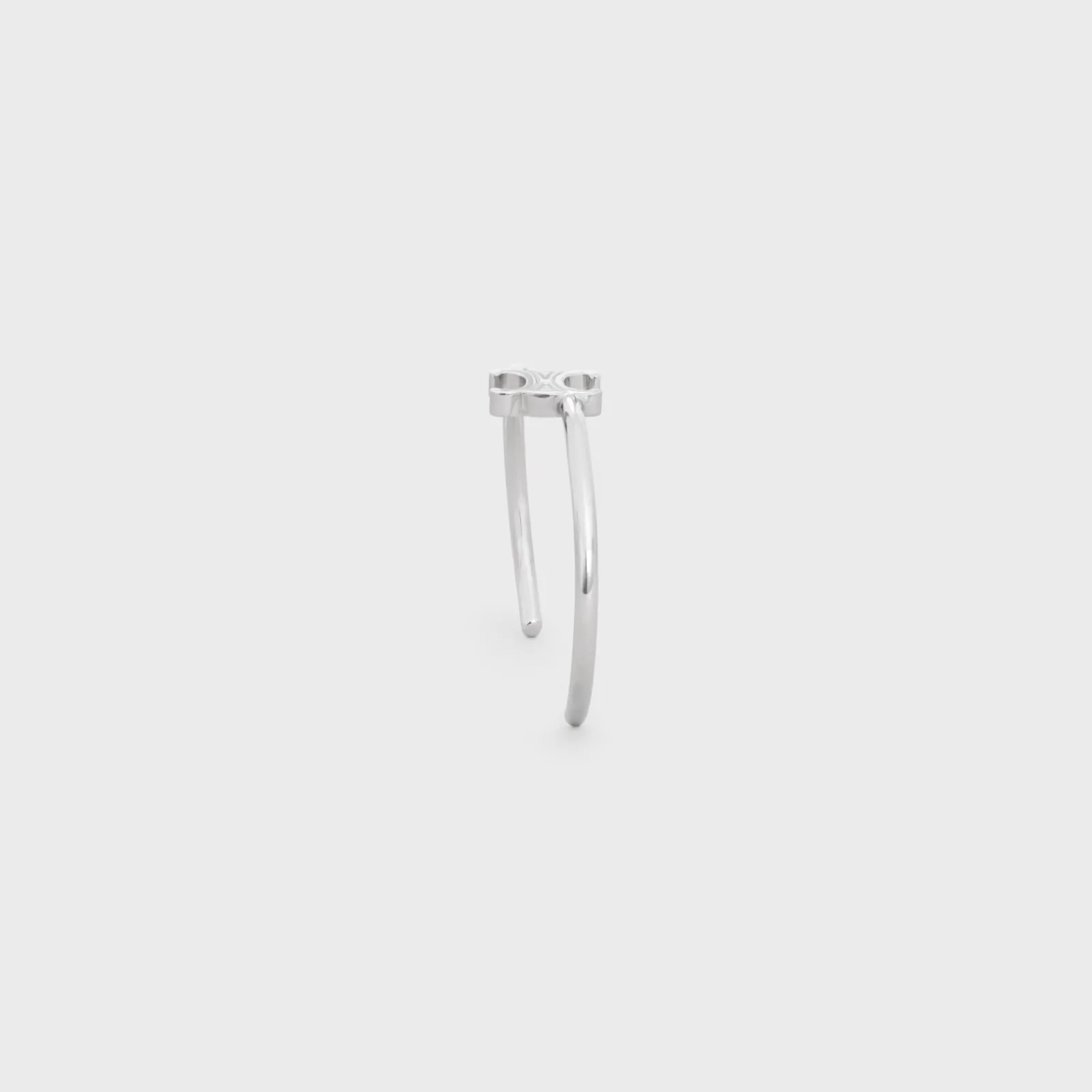 Best Triomphe Asymmetric Cuff in Brass with Rhodium Finish Women Triomphe | Categories·Bracelets