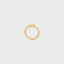 Best Triomphe Asymmetric Ring in Brass with Finish Women Triomphe | Categories·Rings