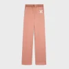 Online triomphe athletic pants in satin Women Pants And Shorts