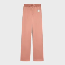Online triomphe athletic pants in satin Women Pants And Shorts