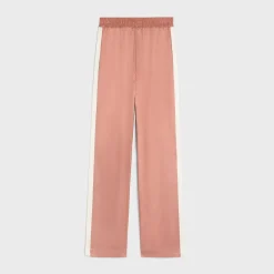 Online triomphe athletic pants in satin Women Pants And Shorts