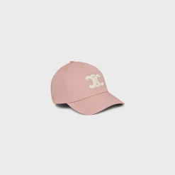 Fashion triomphe baseball cap in cotton Women Bucket Hats And Caps