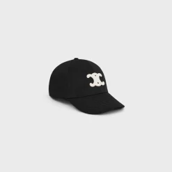 Online triomphe baseball cap in cotton Women Bucket Hats And Caps