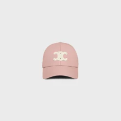Fashion triomphe baseball cap in cotton Women Bucket Hats And Caps
