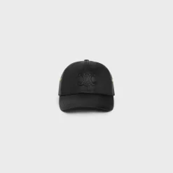Outlet triomphe baseball cap in lambskin Women Bucket Hats And Caps | Hats And Soft Accessories