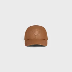 Outlet Triomphe baseball cap in lambskin Women Bucket Hats And Caps