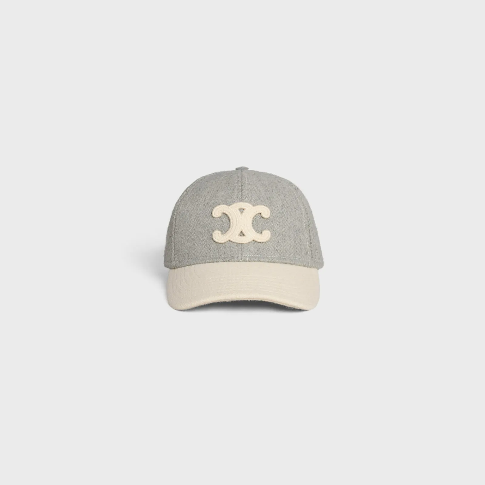 Fashion triomphe baseball cap in wool Women Bucket Hats And Caps