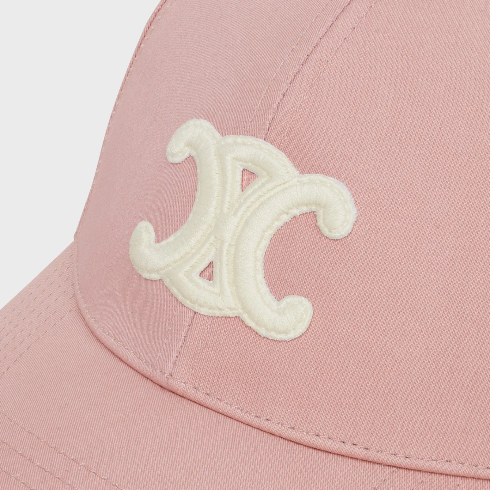 Fashion triomphe baseball cap in cotton Women Bucket Hats And Caps