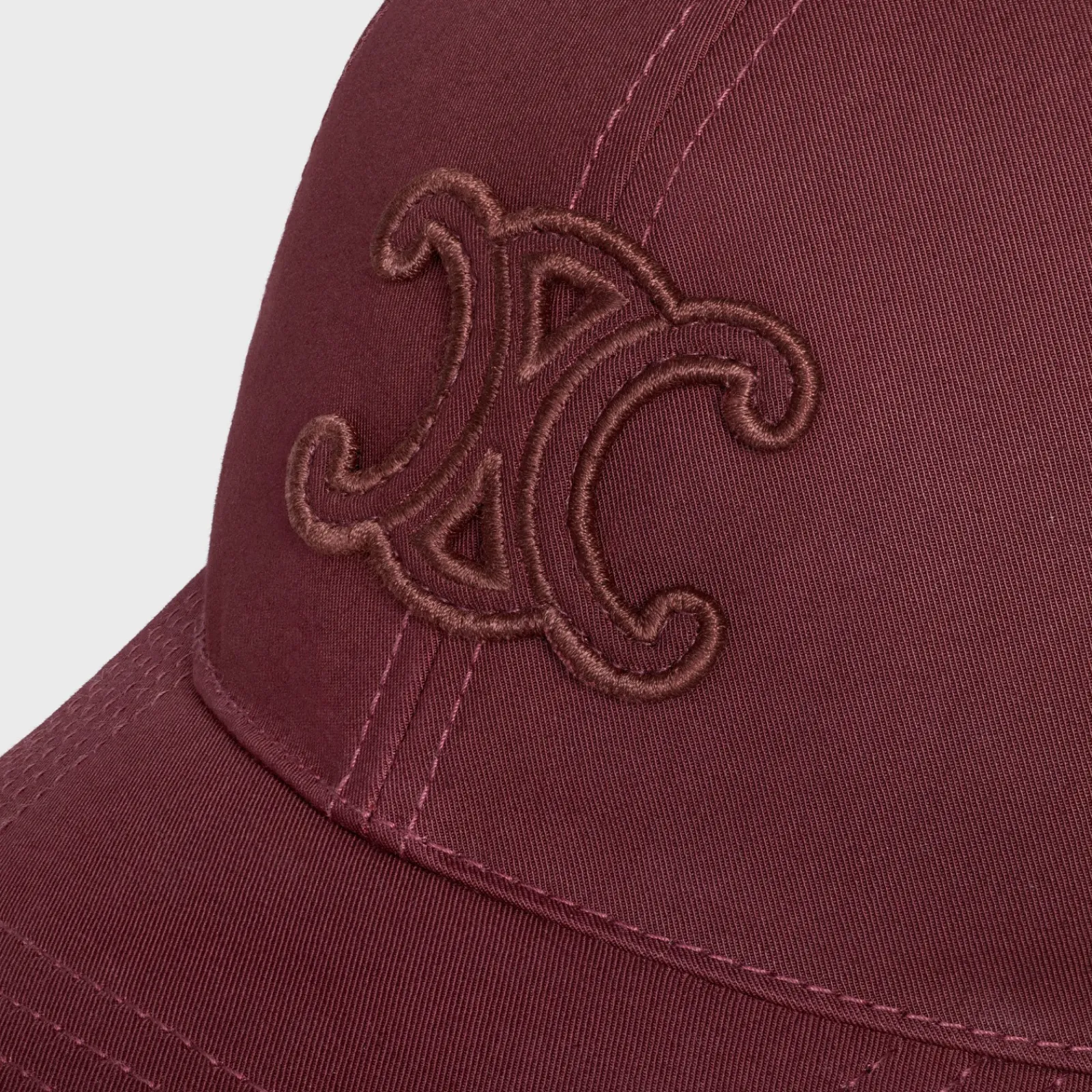 Outlet triomphe baseball cap in cotton Women Bucket Hats And Caps