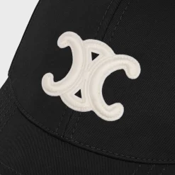 Online triomphe baseball cap in cotton Women Bucket Hats And Caps