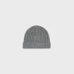 Outlet triomphe beanie in cashmere, wool and silk Women Beanies And Scarves