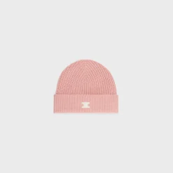 Clearance Triomphe beanie in heritage cashmere Women Beanies And Scarves