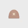 Hot triomphe beanie in seamless cashmere Women Beanies And Scarves
