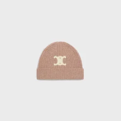 Hot triomphe beanie in seamless cashmere Women Beanies And Scarves