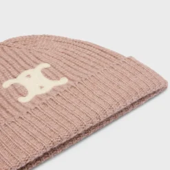 Hot triomphe beanie in seamless cashmere Women Beanies And Scarves