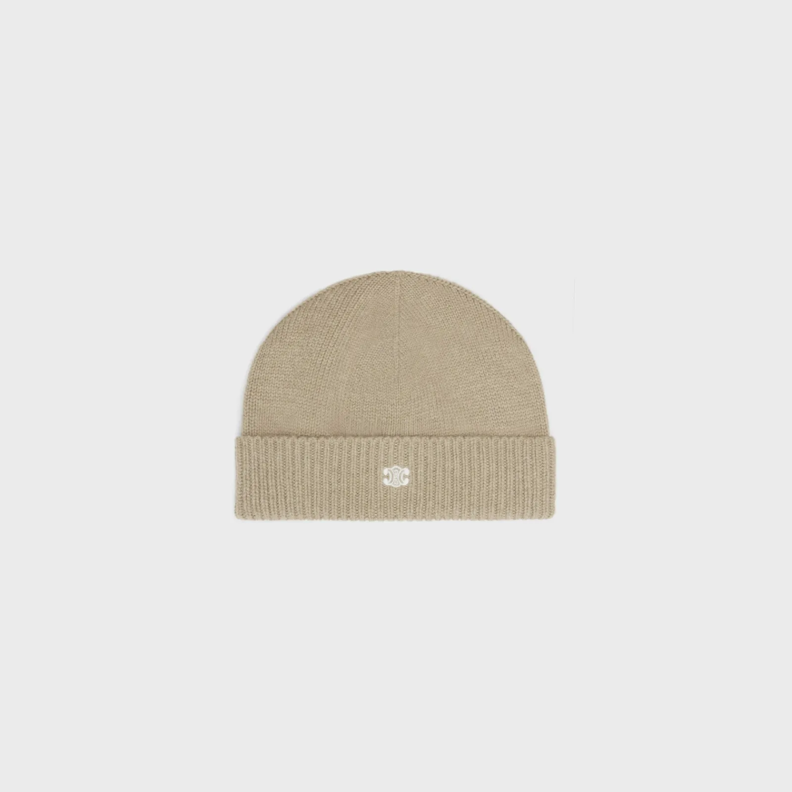 Sale triomphe beanie in wool and cashmere Hats And Soft Accessories