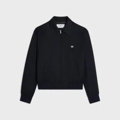 Fashion triomphe blouson jacket in rayon twill Coats & Blousons