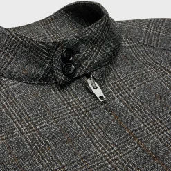 New triomphe blouson jacket in prince of wales wool Coats & Blousons