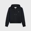 Online triomphe blouson jacket with hood in cotton twill Coats & Blousons