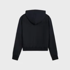 Online triomphe blouson jacket with hood in cotton twill Coats & Blousons