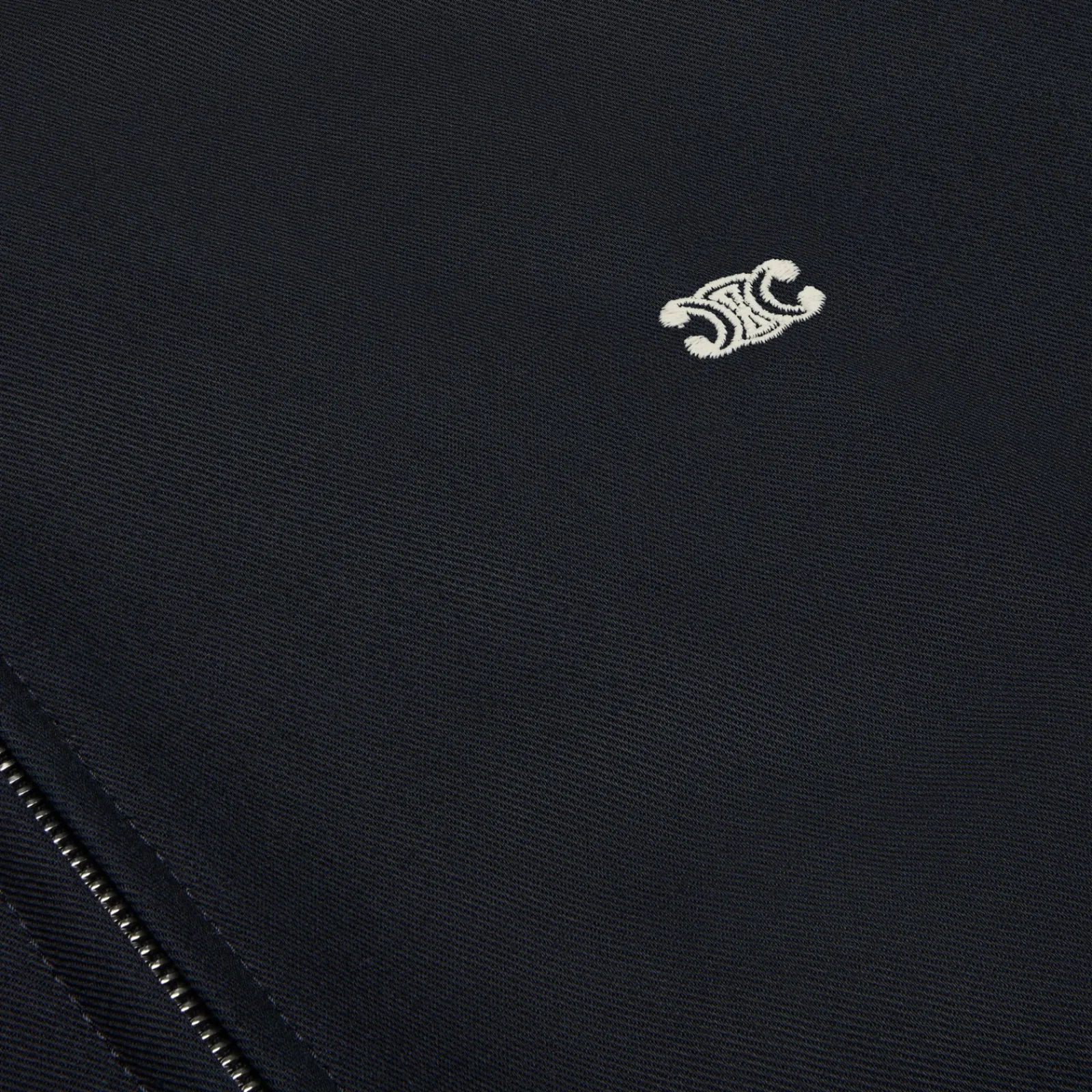 Online triomphe blouson jacket with hood in cotton twill Coats & Blousons