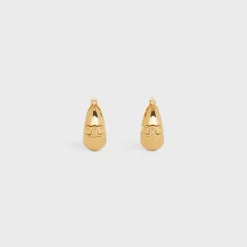 Clearance Triomphe Bold Hoops in Brass with Finish Women Triomphe | Categories·Earrings