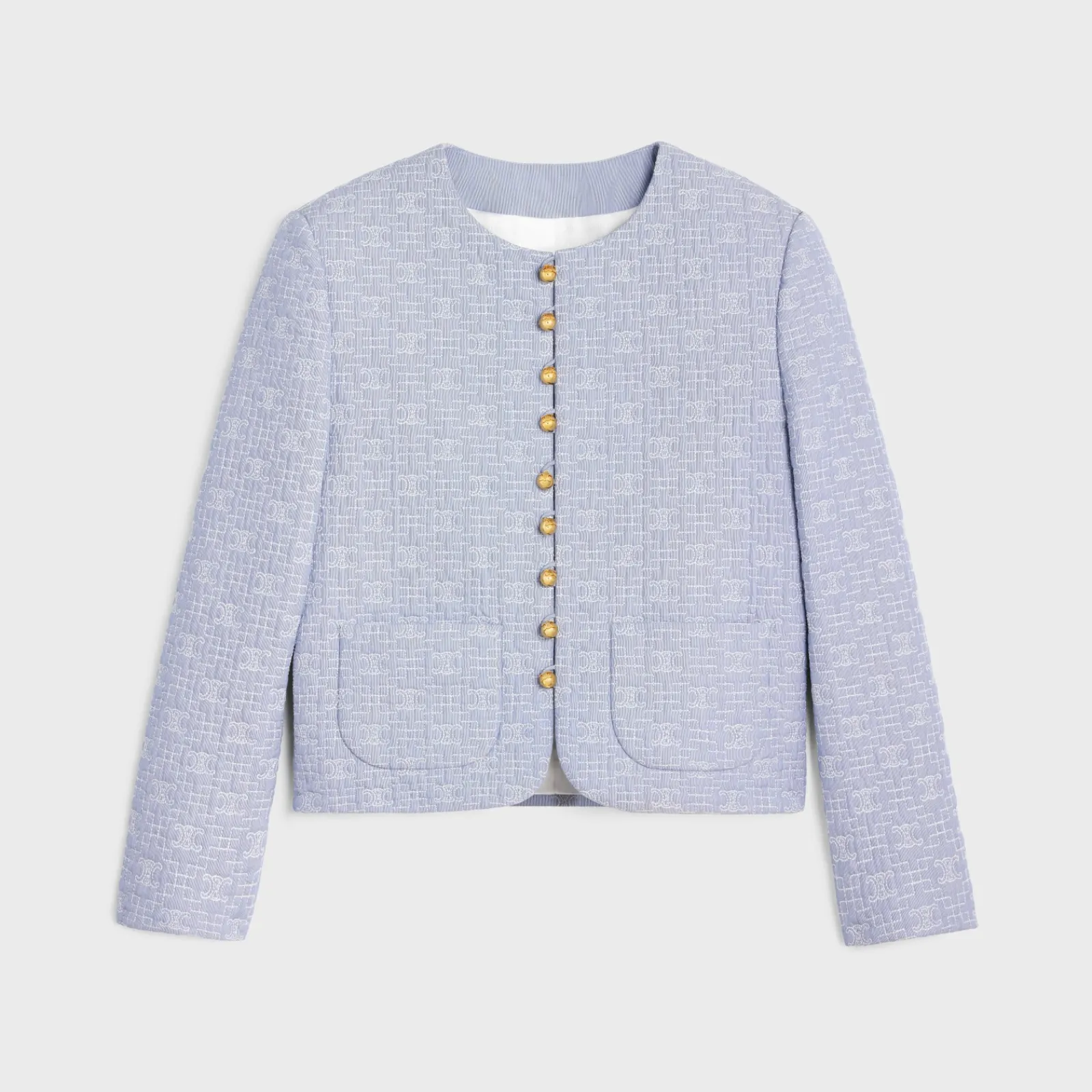 Hot triomphe boutis chelsea jacket in striped cotton Women Jackets