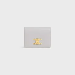 Clearance TRIOMPHE BUSINESS CARD HOLDER in SHINY CALFSKIN Women Triomphe | Categories·Coin And Card Holders
