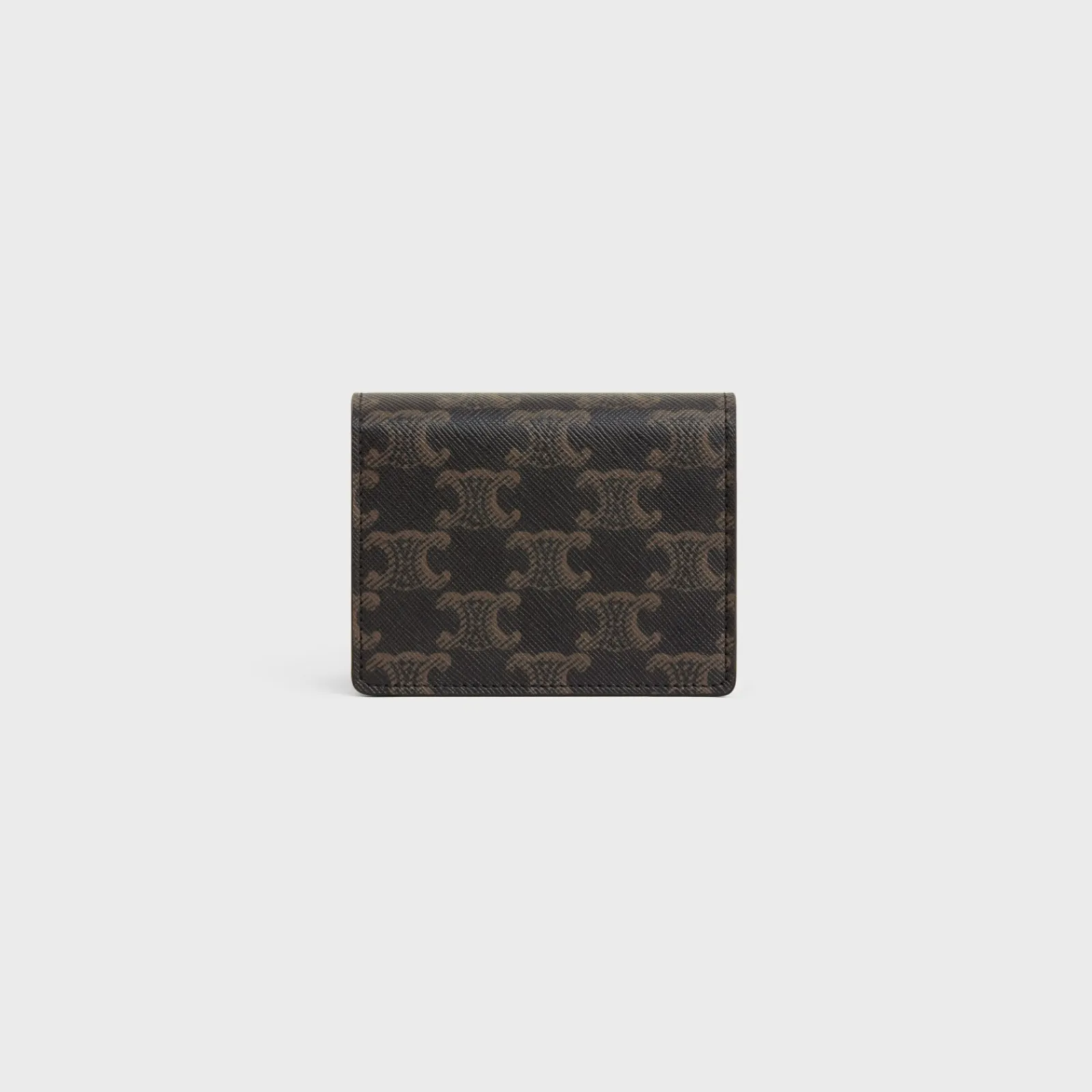 Clearance TRIOMPHE BUSINESS CARD HOLDER in Triomphe Canvas AND Lambskin Women Triomphe Canvas | Categories·Coin And Card Holders