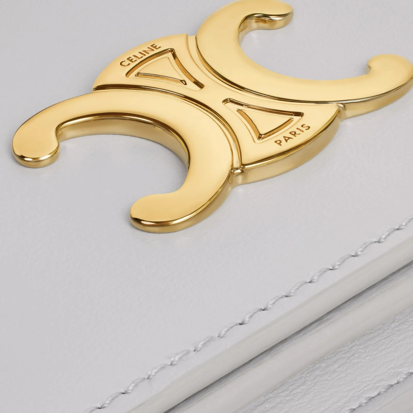 Clearance TRIOMPHE BUSINESS CARD HOLDER in SHINY CALFSKIN Women Triomphe | Categories·Coin And Card Holders